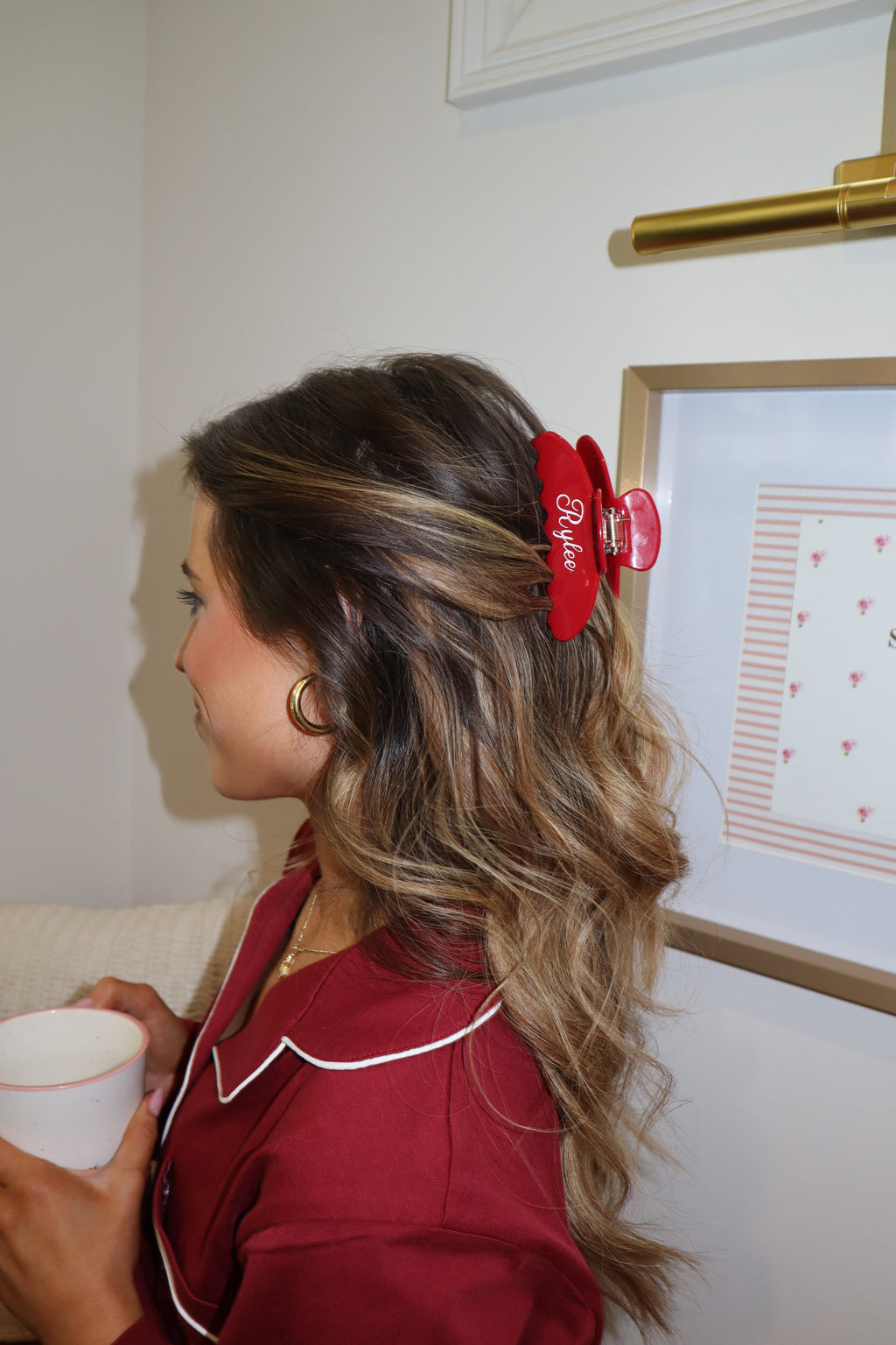 Cherry Claw Clip